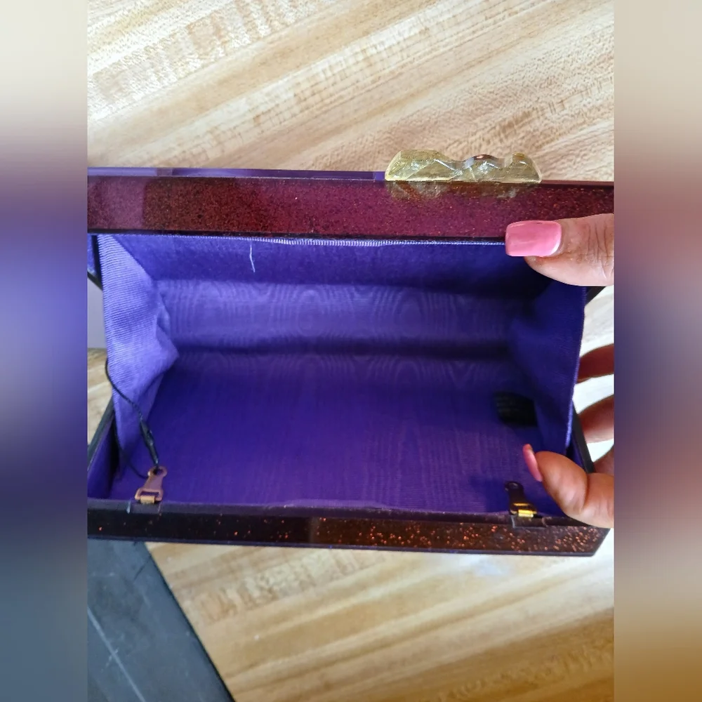 Kurt Geiger NWT RARE Chocolate Bar Clutch/Crossbody
